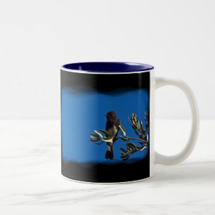 Tasse 2 Couleurs Capteur de vol en noir