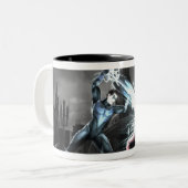 Tasse 2 Couleurs Capture d'écran : Nightwing vs harley (Devant gauche)