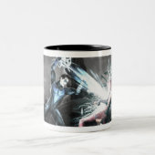 Tasse 2 Couleurs Capture d'écran : Nightwing vs harley (Centre)