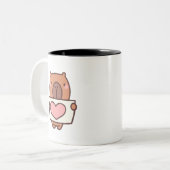 Tasse 2 Couleurs Capybara (Devant gauche)