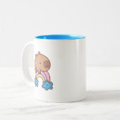 Tasse 2 Couleurs Capybara (Devant gauche)