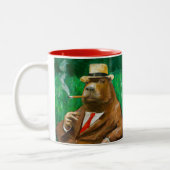 Tasse 2 Couleurs Capybara classique (Gauche)