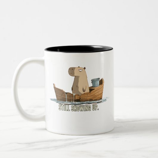Tasse 2 Couleurs Capybara Toujours Présent (Gauche)