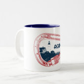 Tasse 2 Couleurs Carabiner d'Escalade Acadia (Devant gauche)