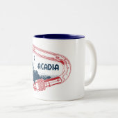 Tasse 2 Couleurs Carabiner d'Escalade Acadia (Devant droit)