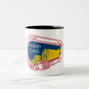 Tasse 2 Couleurs Carabiner d'Escalade de Indian Creek