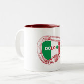 Tasse 2 Couleurs Carabiner Dolomites Escalade (Devant gauche)