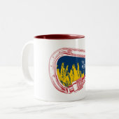 Tasse 2 Couleurs Carabiner Escalade aiguilles (Devant gauche)