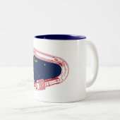 Tasse 2 Couleurs Carabiner Escalade de l'Alaska (Devant droit)