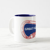 Tasse 2 Couleurs Carabiner Escalade Great Falls (Devant gauche)