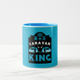 Tasse 2 Couleurs Caravan King Cadeaux Pour Campeurs