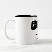 Tasse 2 Couleurs Carburant à vélo : Eau, Boisson sportive, Café (Gauche)