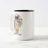 Tasse 2 Couleurs Carburant de chaton (Devant gauche)