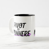 Tasse 2 Couleurs Carburant pour le Pivot | Céramique (Devant gauche)