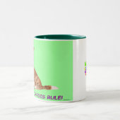 Tasse 2 Couleurs Cardigan corgi  (Centre)