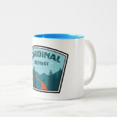 Tasse 2 Couleurs Cardinal Greenway Indiana (Devant droit)
