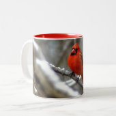 Tasse 2 Couleurs Cardinal masculin (Devant gauche)