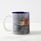 Tasse 2 Couleurs CARDINAUX par SHARON SHARPE (Gauche)