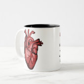 Tasse 2 Couleurs cardiologue   (Devant gauche)