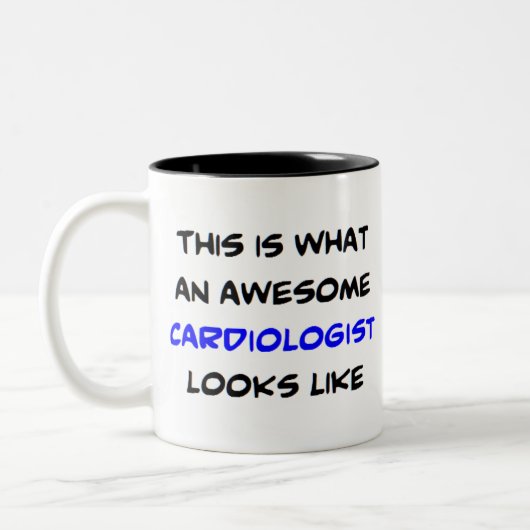 Tasse 2 Couleurs cardiologue, génial (Gauche)