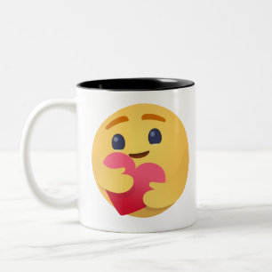 Tasse 2 Couleurs Care Emojis Facebook