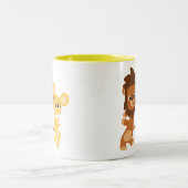 Tasse 2 Couleurs Caricature de danse mignonne Lions (Centre)