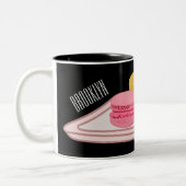 Tasse 2 Couleurs Caricature de Macaron (Gauche)