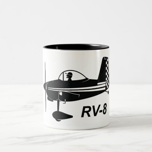 Tasse 2 Couleurs Caricature des fourgons RV-8 (Centre)