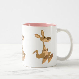 Tasse 2 Couleurs Caricature sympa Kangaroo