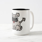 Tasse 2 Couleurs Carlin (Devant droit)