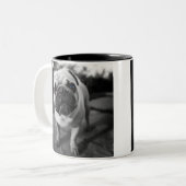 Tasse 2 Couleurs Carlin beau (Devant gauche)