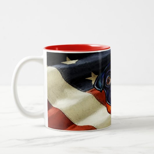 TASSE 2 COULEURS CARLIN NOIR (Gauche)