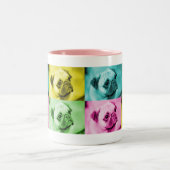 Tasse 2 Couleurs Carlin « pop sorte " (Centre)