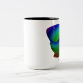 Tasse 2 Couleurs Carmen Miranda comme homard (Centre)