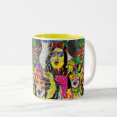 Tasse 2 Couleurs Carnaval du Brésil (Devant droit)