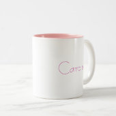 Tasse 2 Couleurs Carole Carole (Devant droit)
