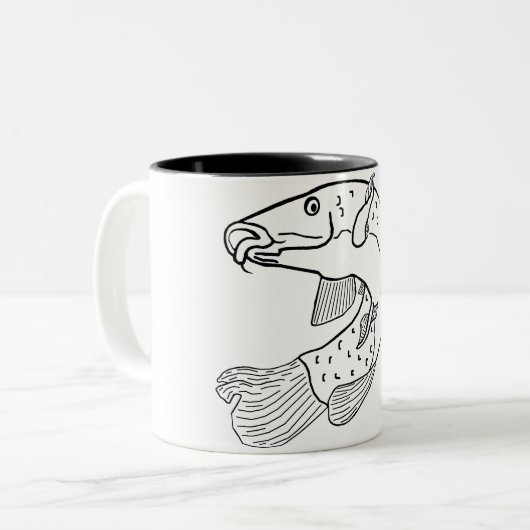 Tasse 2 Couleurs Carpe commune (Devant gauche)