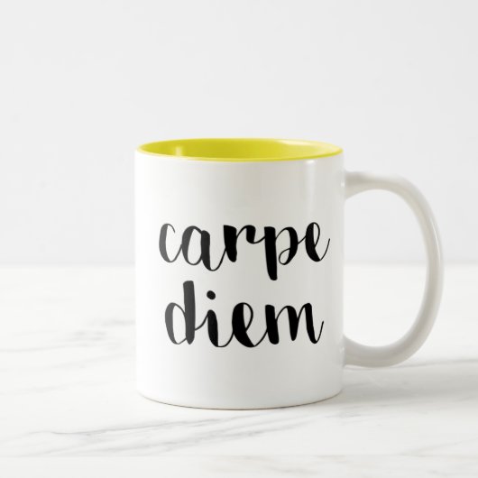 Tasse 2 Couleurs Carpe Diem (Droit)