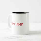 Tasse 2 Couleurs Carpe Diem (Devant gauche)