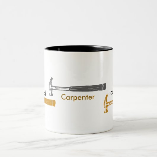 Tasse 2 Couleurs Carpenter Handyman (Centre)