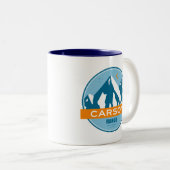 Tasse 2 Couleurs Carson Range California Nevada (Devant droit)