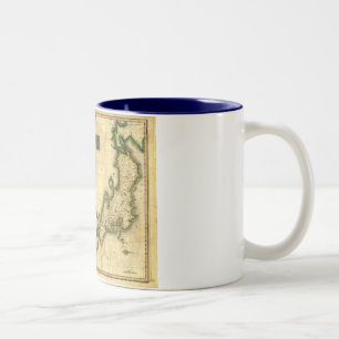 Tasse 2 Couleurs Carte 1815 de la Corée et du Japon