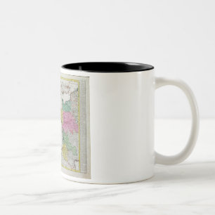 Tasse 2 Couleurs Carte allemande montrant des attaques navales