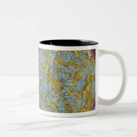 Tasse 2 Couleurs Carte céleste des planètes (Droit)