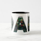 Tasse 2 Couleurs Carte de circuit informatique papa (Centre)