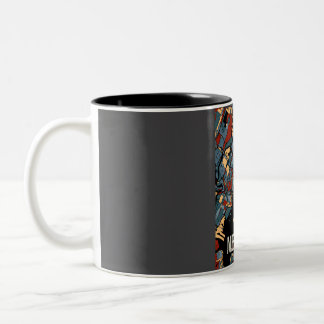 Tasse 2 Couleurs Carte de la ville de New York - Colorful Earthtone