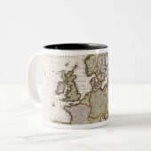 Tasse 2 Couleurs Carte de l'Europe 4 (Devant gauche)