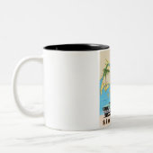 Tasse 2 Couleurs carte de Singapour (Gauche)