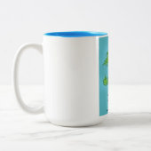 Tasse 2 Couleurs Carte de Styrsö Göteborg Suède (Gauche)