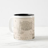 Tasse 2 Couleurs Carte des Etats-Unis (Devant gauche)